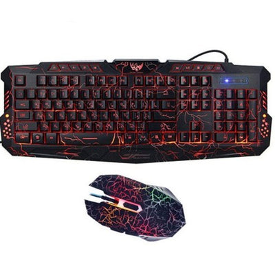 backlight wired gaming keyboard set