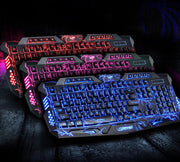 backlight wired gaming keyboard set