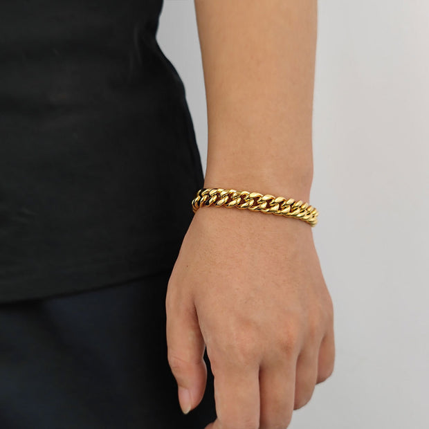Male Stainless Steel Cuban Bracelet
