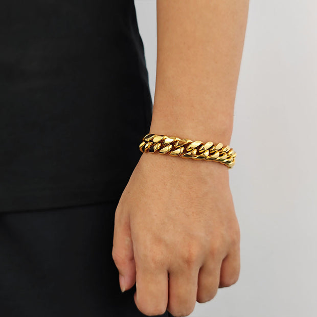 Male Stainless Steel Cuban Bracelet