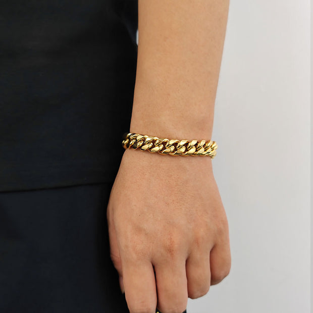 Male Stainless Steel Cuban Bracelet