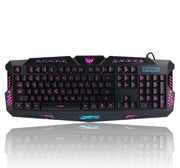 backlight wired gaming keyboard set
