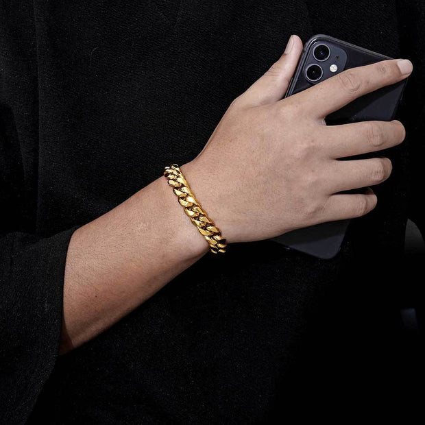 Male Stainless Steel Cuban Bracelet