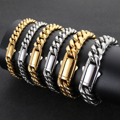 Male Stainless Steel Cuban Bracelet