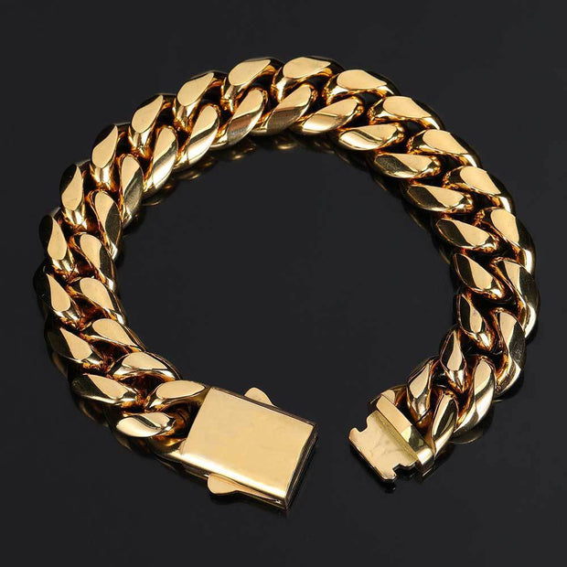 Male Stainless Steel Cuban Bracelet