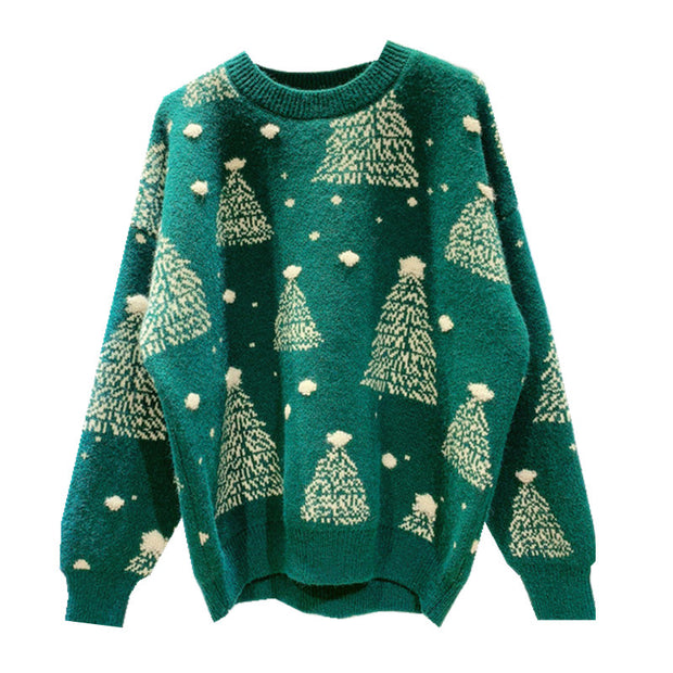 Red Warm Sweater Women