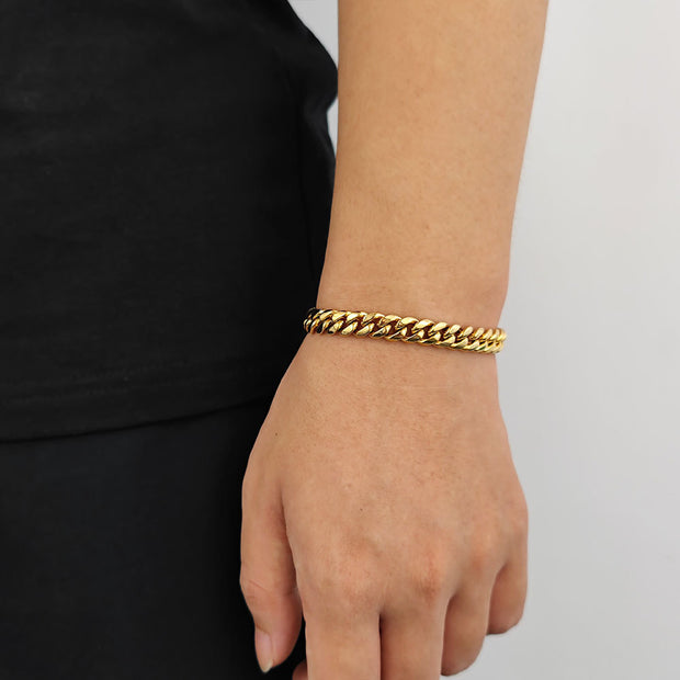 Male Stainless Steel Cuban Bracelet