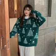 Red Warm Sweater Women
